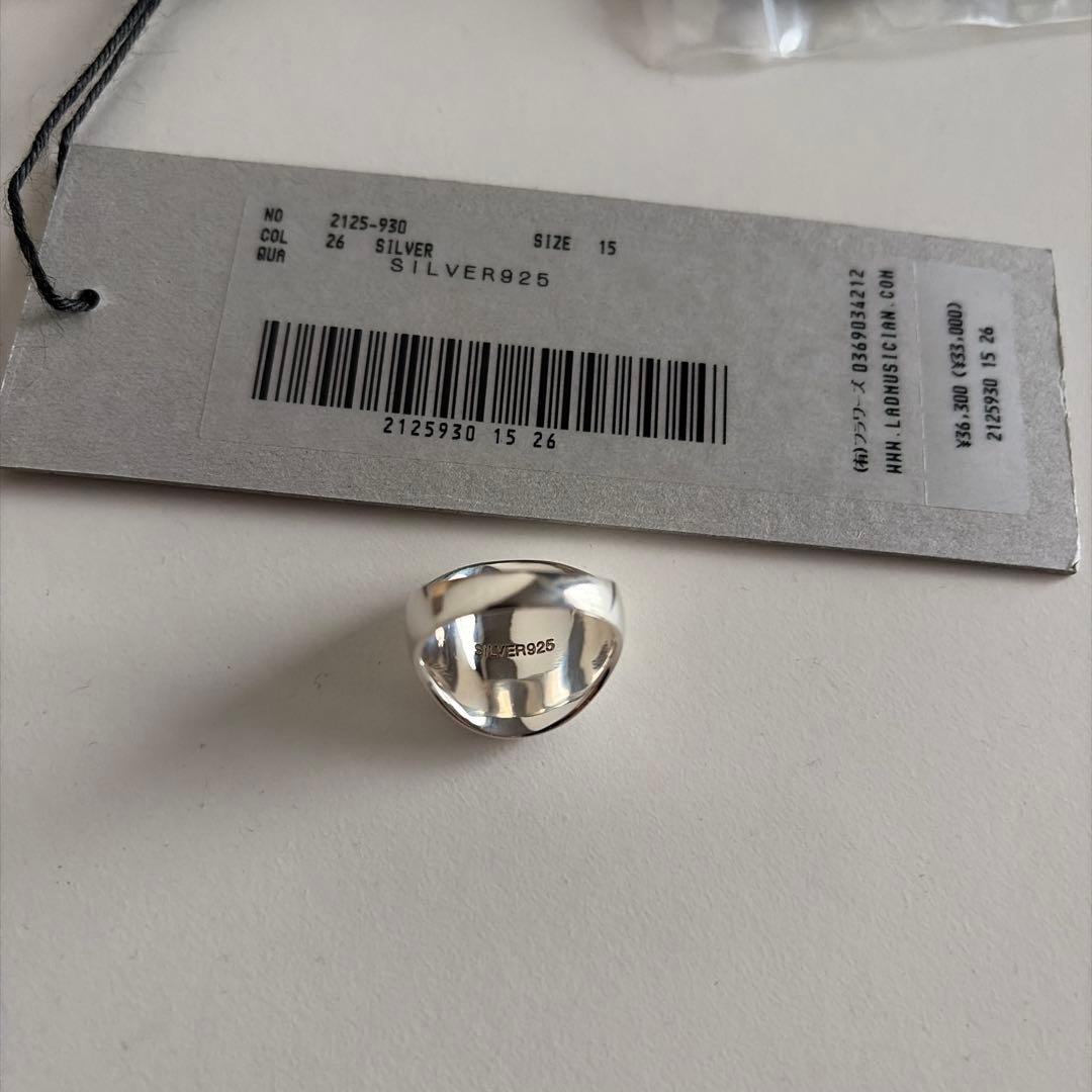 アクセサリー LAD MUSICIAN KEY HOLE RING SILVER 925