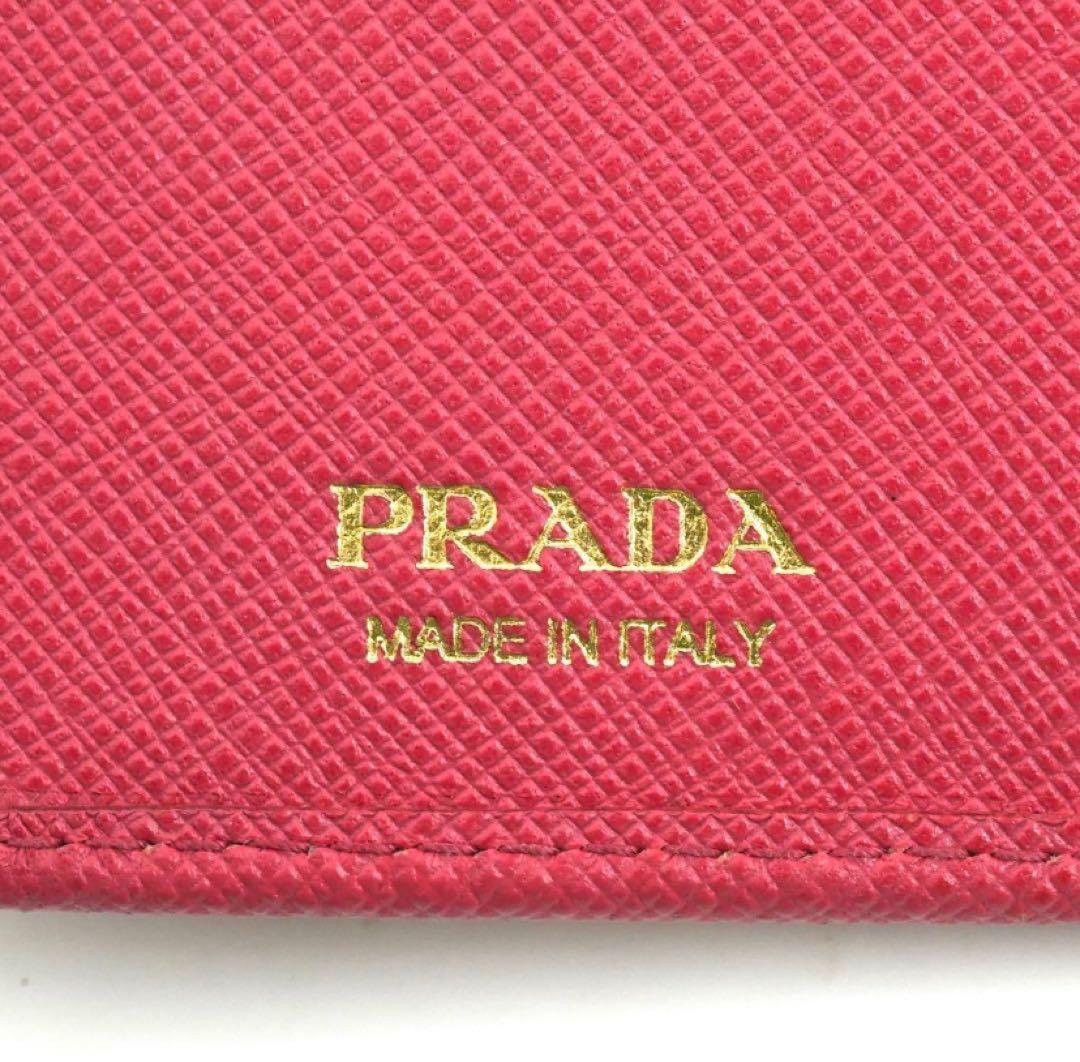 ✨新品未使用・箱付き✨　PRADA ミニ財布　サフィアーノレザー　L字ファスナー