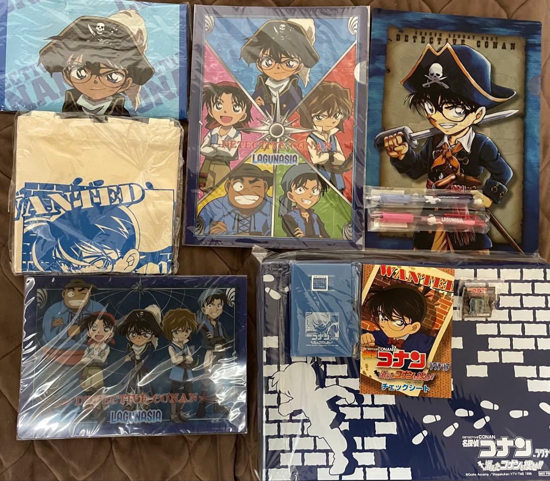 名探偵コナン ラグナシア、クリアファイル、ピンバッジ、トートバッグ、紺碧の棺