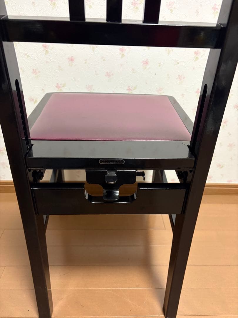 YAMAHA付属　トムソン椅子　ピアノ椅子　アップライト