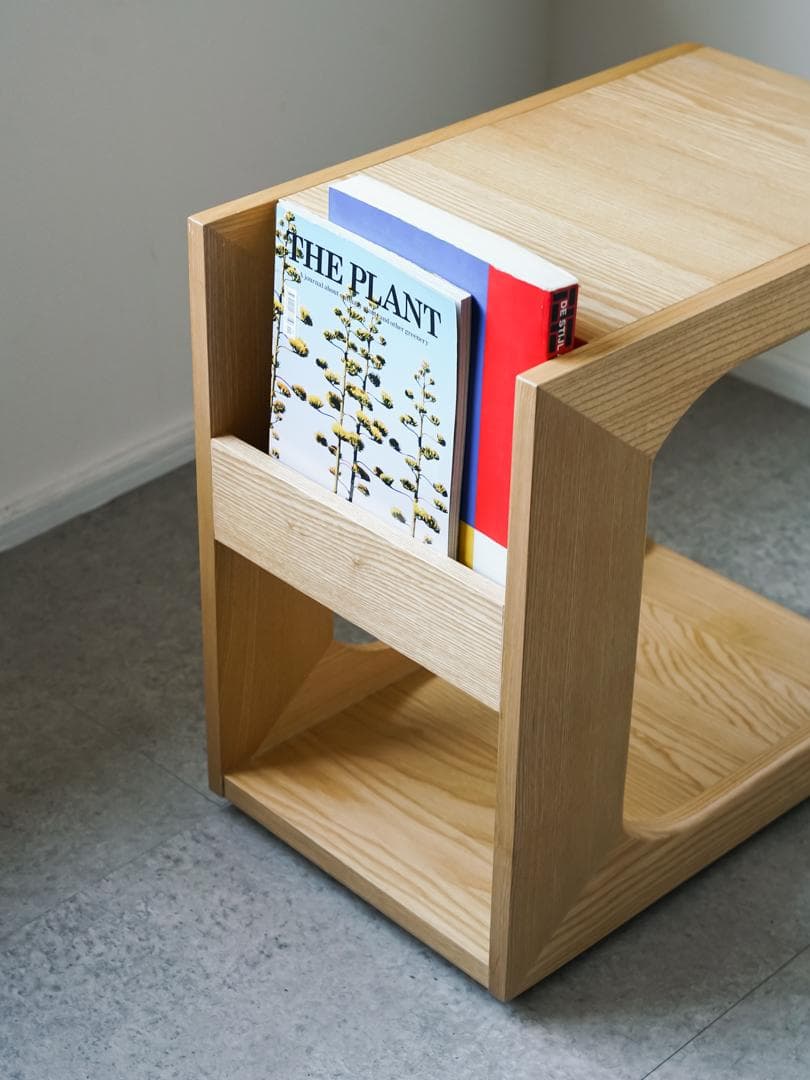 【asphalt】 STORK SIDE-TABLE キャスターテーブル