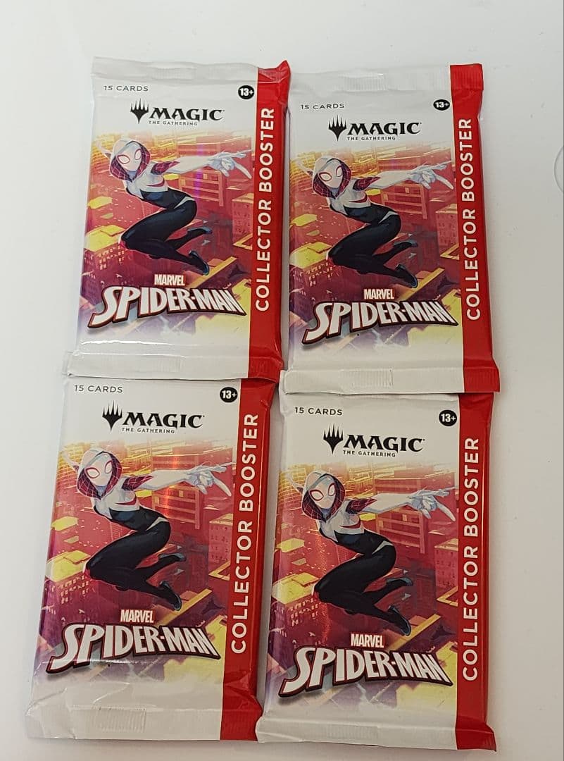 スパイダーマン　コレクターブースター　英語版　4パック
