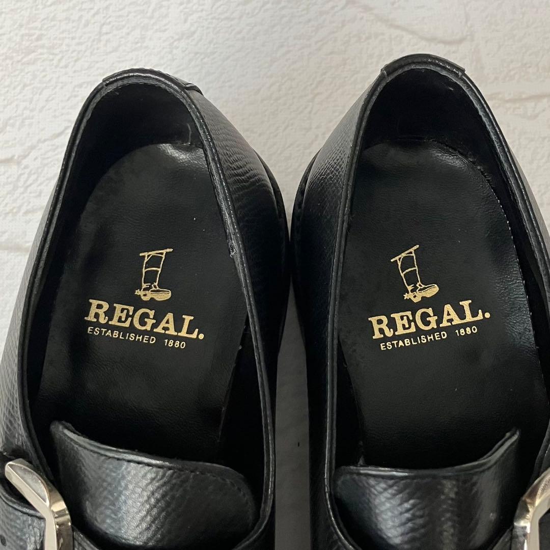 【新品未使用】リーガル シングルモンクストラップ ビジネス シューズ 25cm