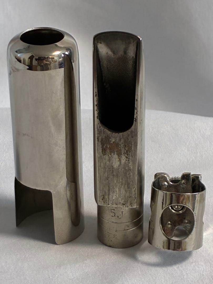 Meyer メタル5J アルトサックスマウスピース 、リガチャー、キャップ