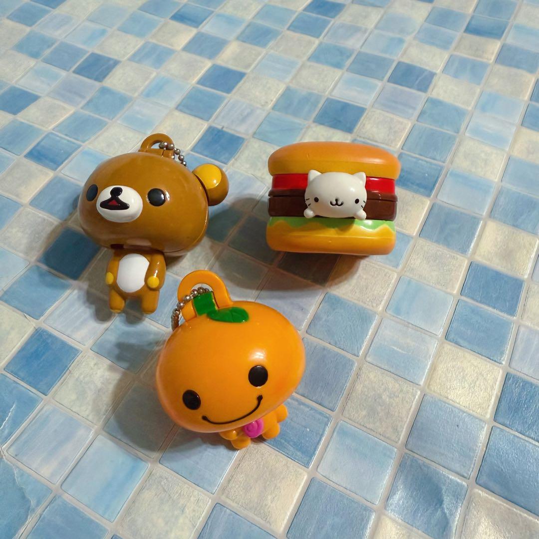 サンエックス　san-x　リラックマ ストラップ 3点セット