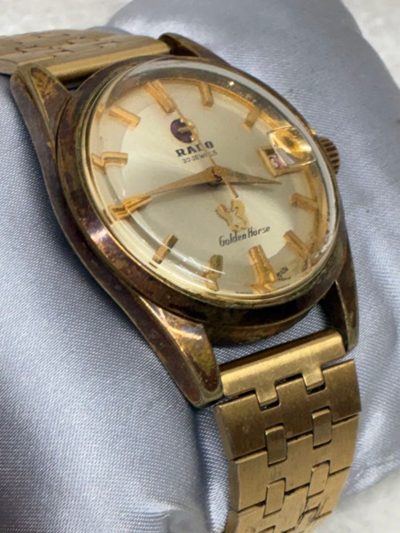 ビンテージ RADOラドー 初代 ゴールデンホース 自動巻 30石 SWISS