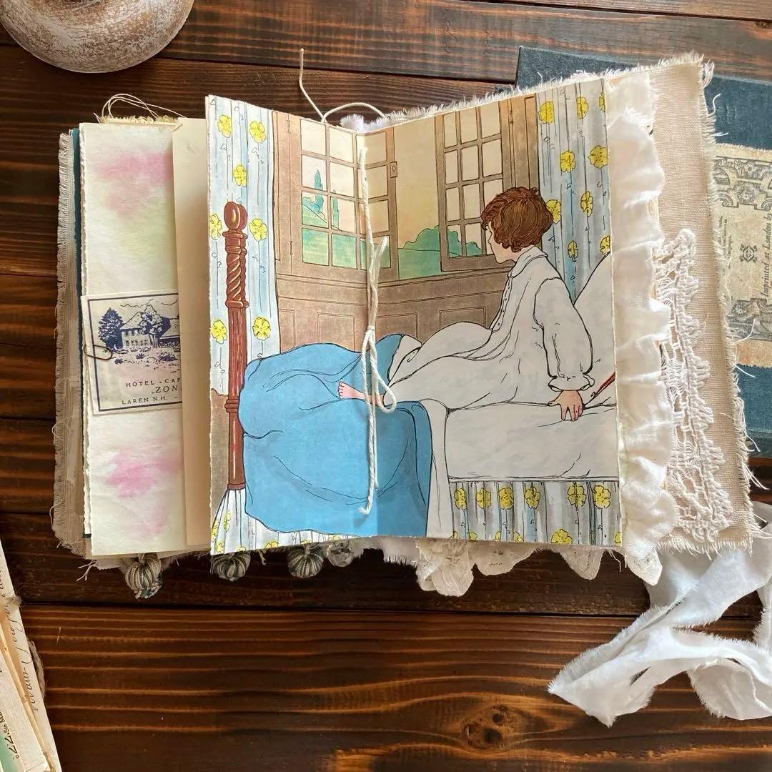 ジャンクジャーナル　junk journal雑記帳　エフェメラセット