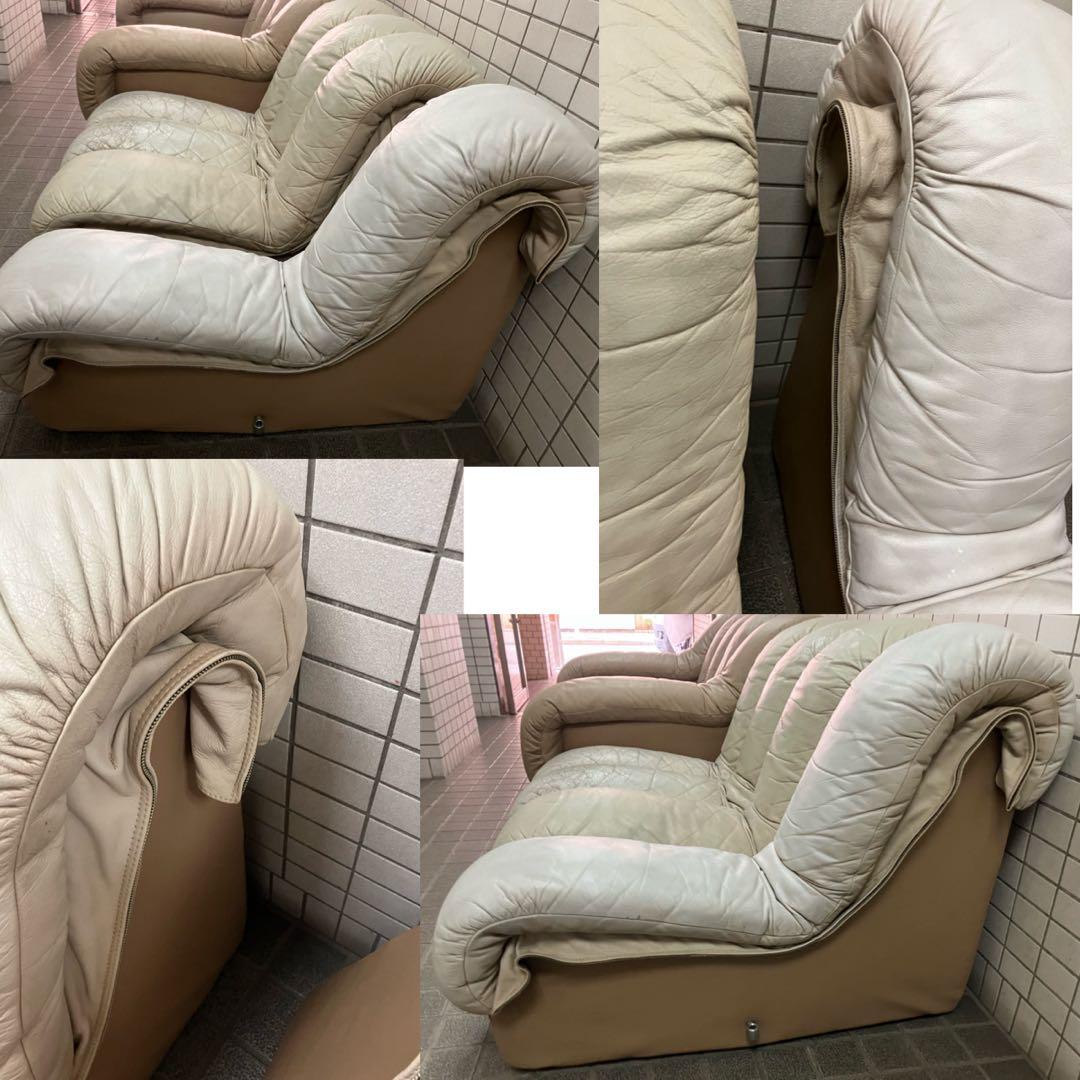 ①最高級 mobilia製 スネークソファ9連セットデセデ de sede