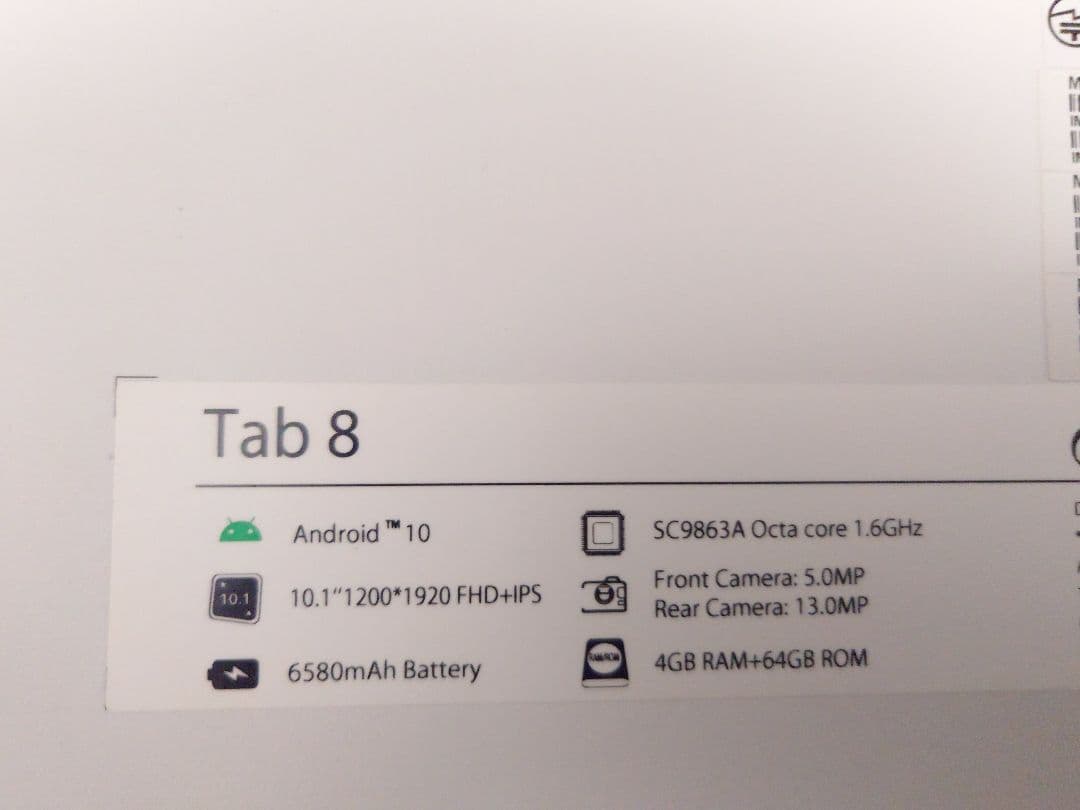 Blackview Tab 8 10.1インチ タブレット