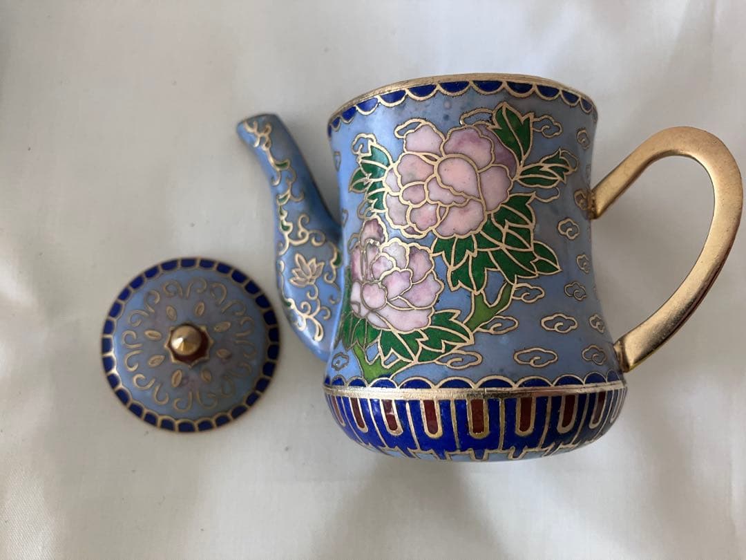 ミニチュア　花柄　花鳥　ティーセット