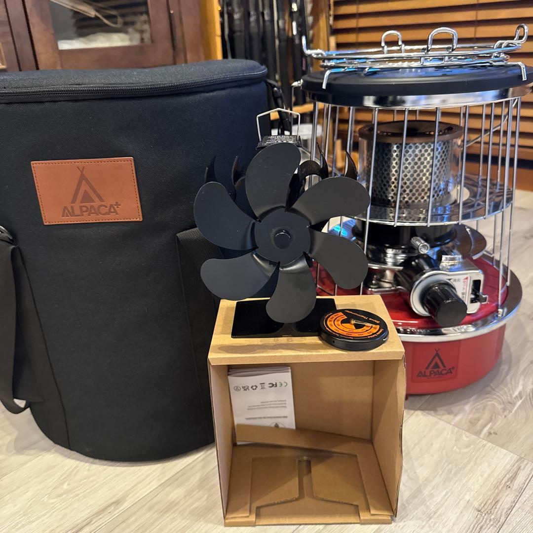 ALPACA ストーブ セット売り❣️値下げ中❣️美品❣️お得‼️赤人気色❣️