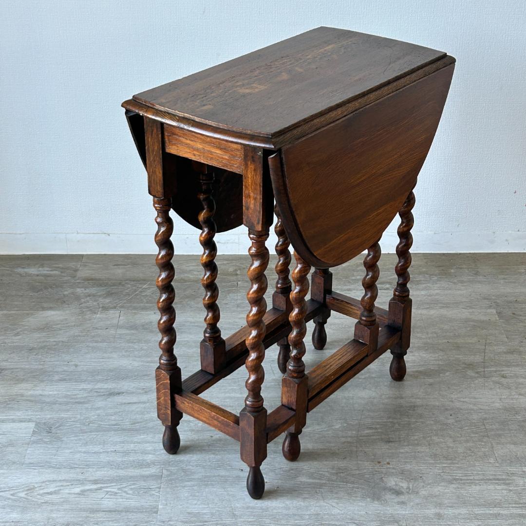 イギリス アンティーク家具 ゲートレッグテーブル 1930年頃 739A
