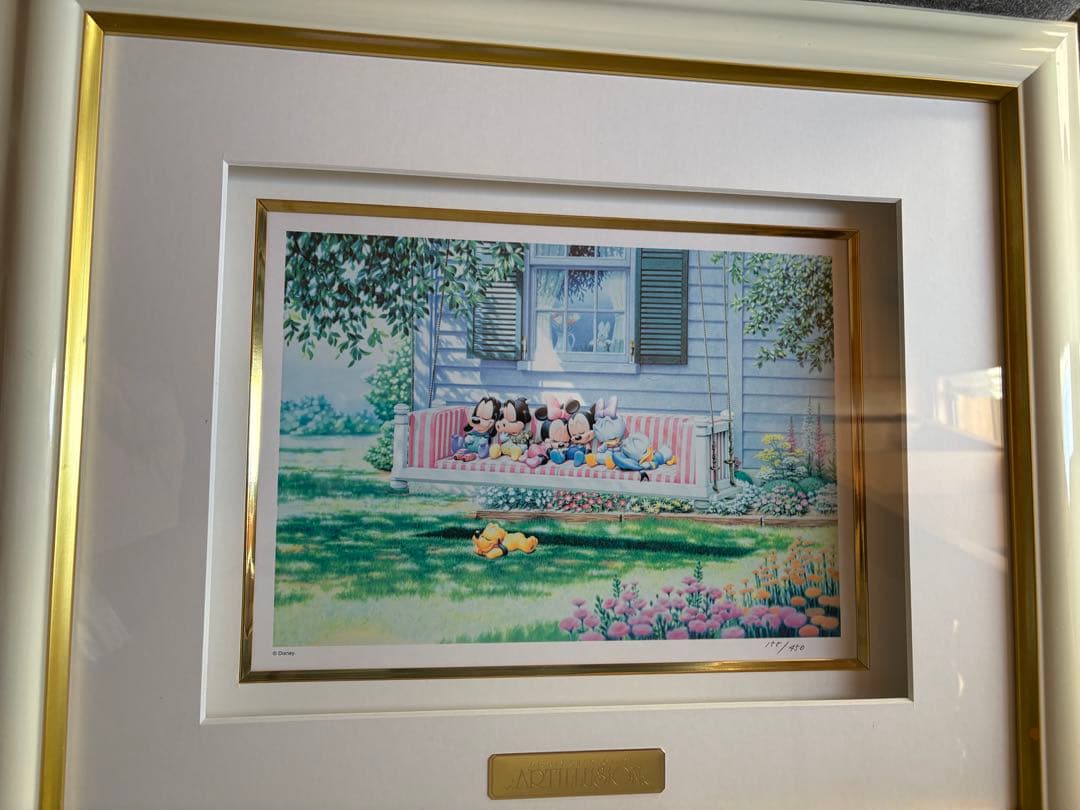 ディズニー絵画　シルクスクリーン　450部限定