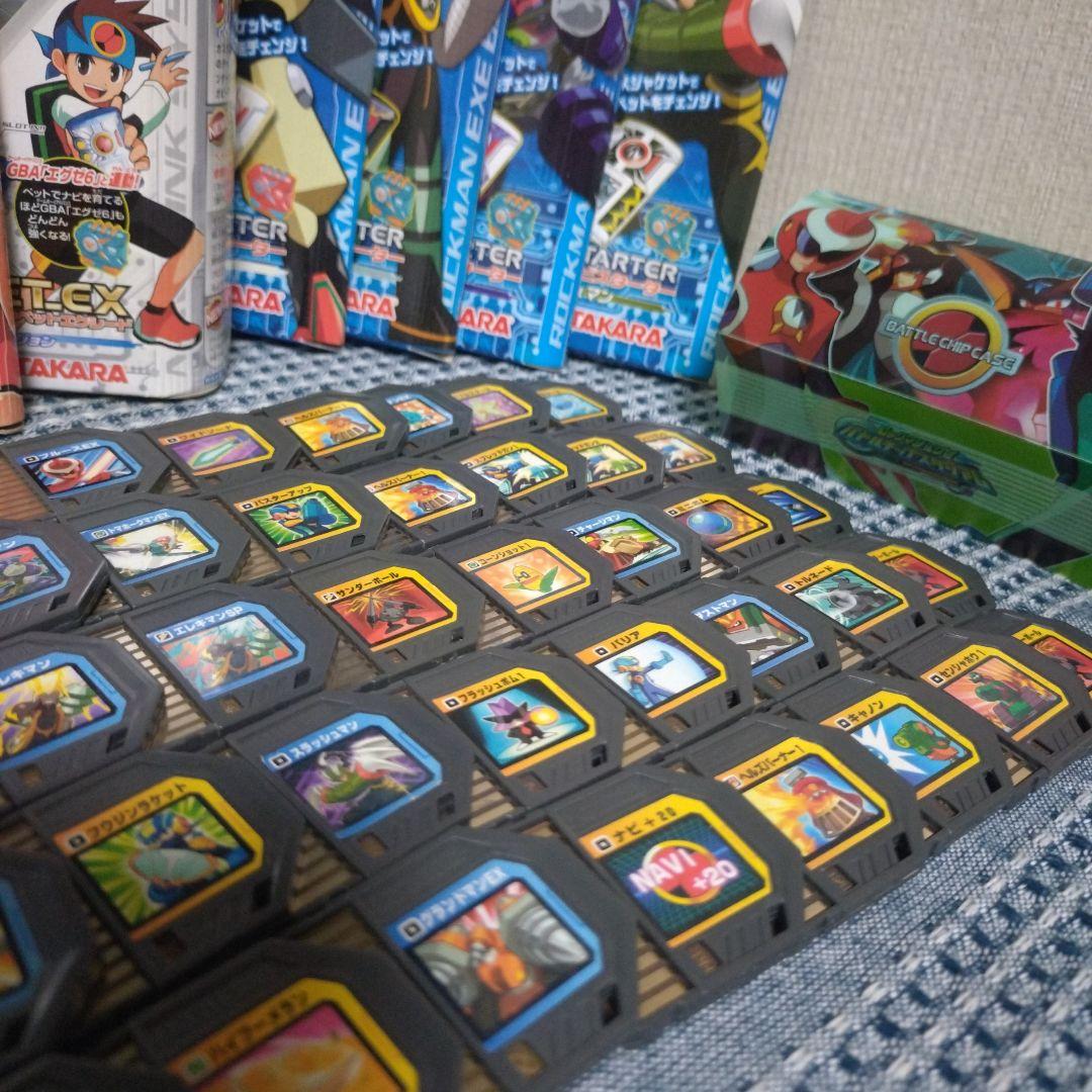 【ロックマンエグゼ ビースト】リンクペットEX&バトルチップ&カスタムジャケット