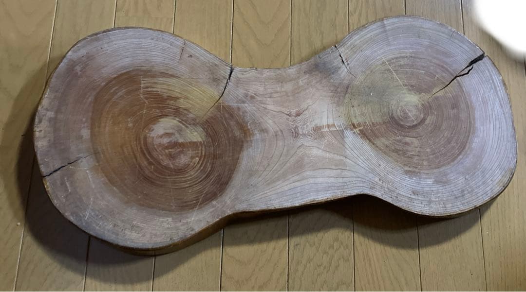 花台　飾り台　置台　木　貴重　2木目