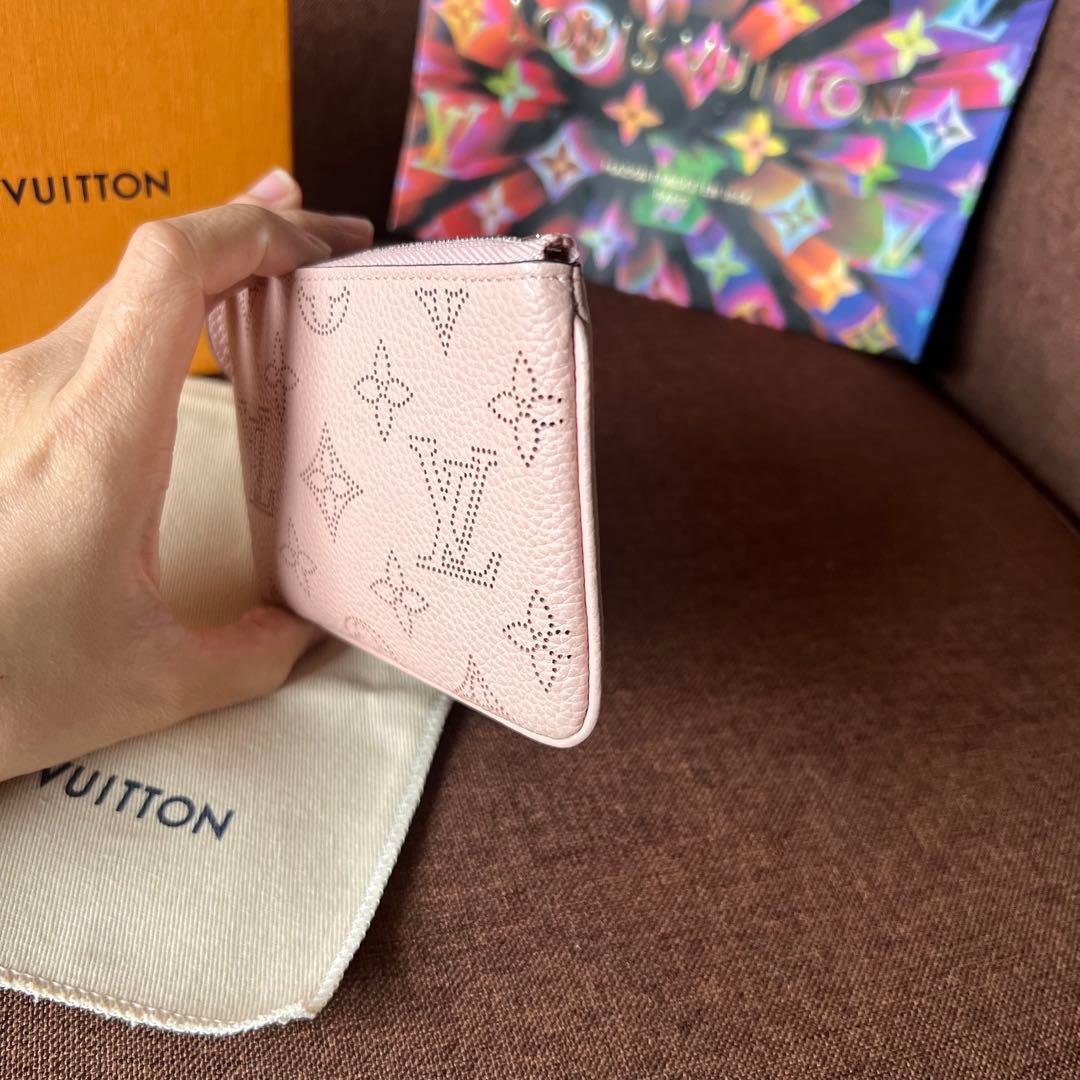 ルイヴィトン　モノグラム マヒナ ケース 小銭入れ ピンク
