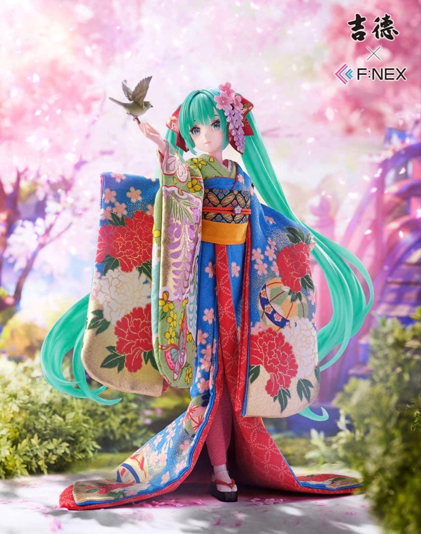 初音ミク 日本人形 1/4 フィギュア