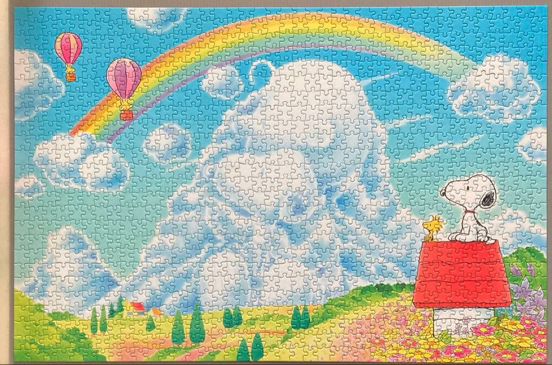 スヌーピー ピーナッツ　ジグソーパズル　1000ピース 青空の彼方に