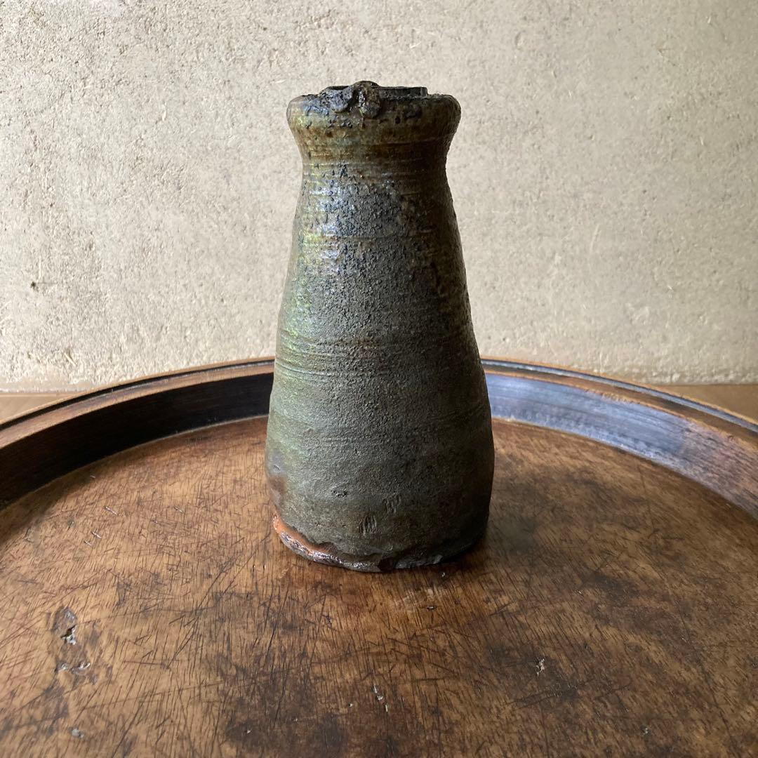 備前焼　古備前　江戸時代　花器　花入　花瓶　お茶道具　骨董　アンティーク　古道具