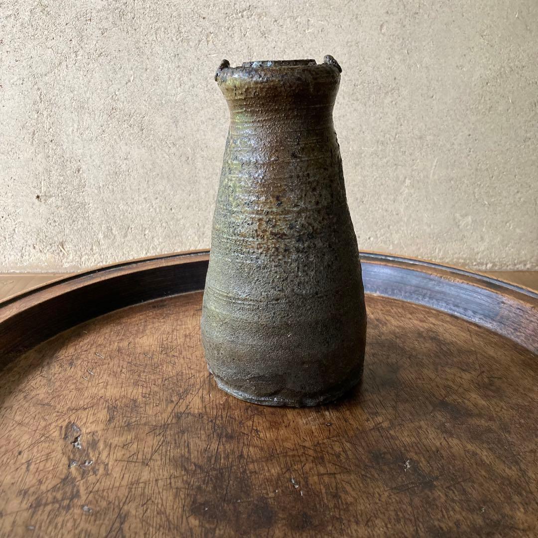 備前焼　古備前　江戸時代　花器　花入　花瓶　お茶道具　骨董　アンティーク　古道具