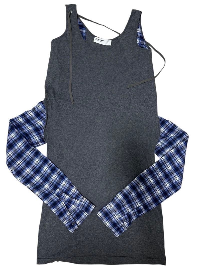 【03AW】HUSSEIN CHALAYAN 変形タンクトップ 変形Tシャツ