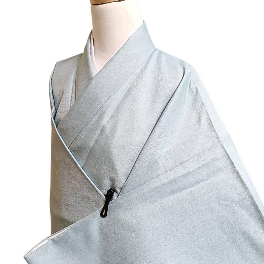 e*o様 W6 着物 袷 色無地 化繊 洗える着物 水色