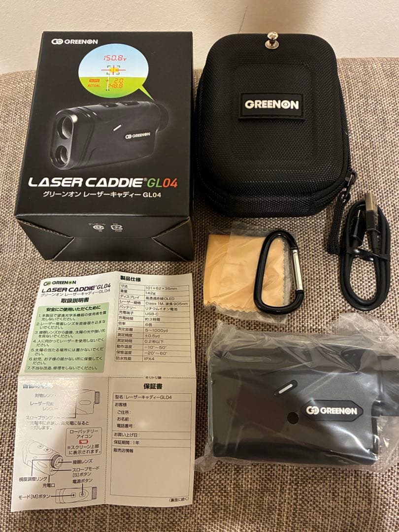 【新品未使用】 GreenOn LASER CADDIE 距離計 GL04