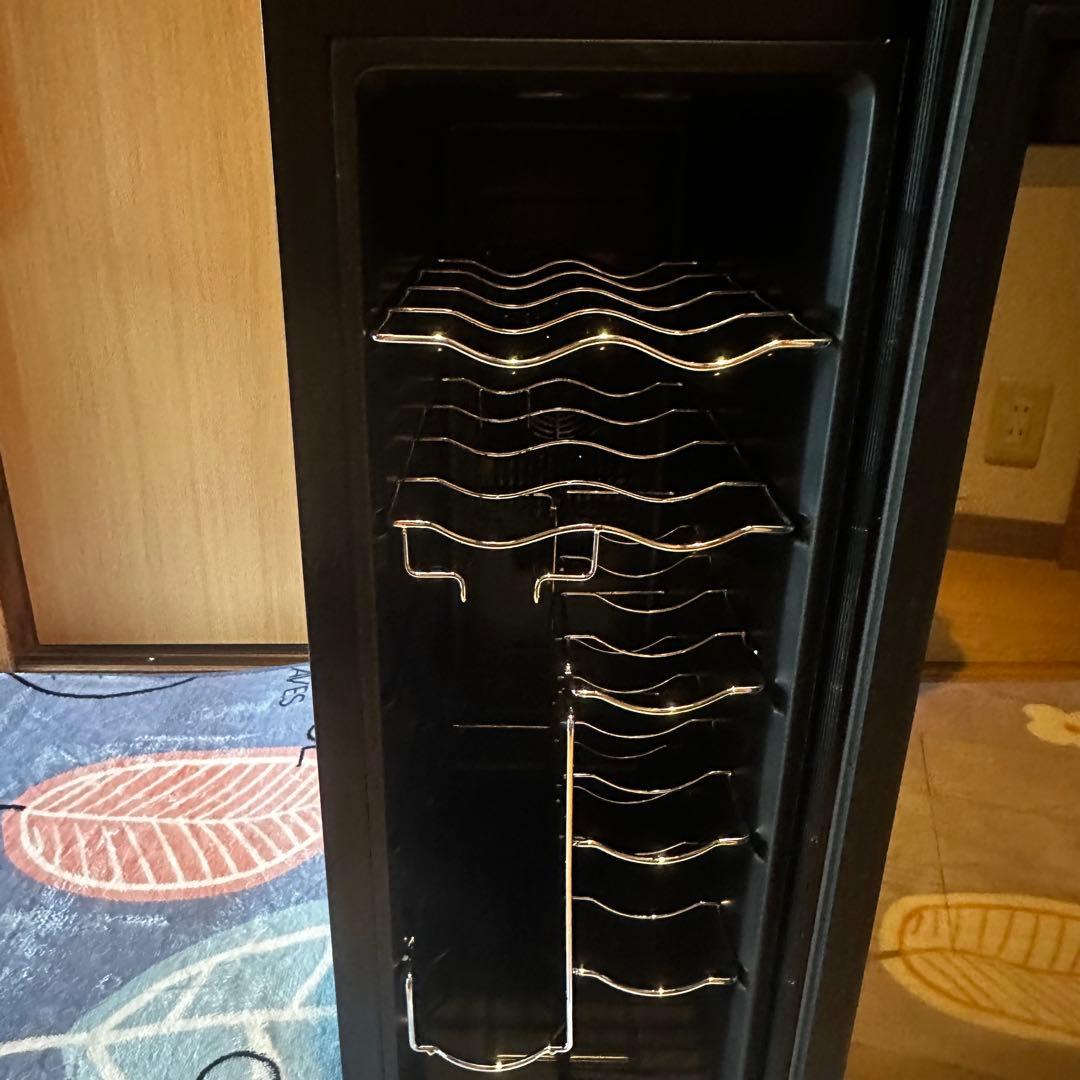 WIE電子 ペルチェ式ミニワインクーラー 12本WIWCTE12BFGADX K