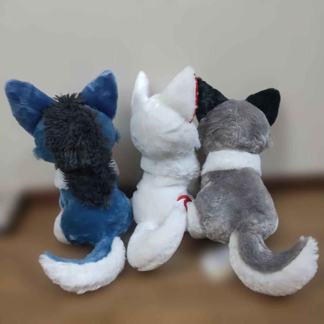 アマテラスのオオカミウルトラBIGぬいぐるみ全３種～テル＆ラックル＆ホロウ～