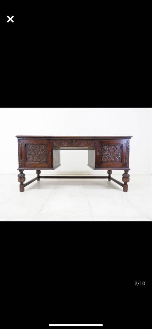 イギリス製高級木製机