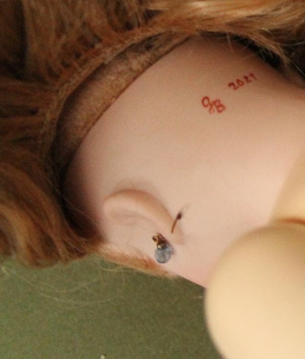 ◎ ブリュ リプロ ビスクドール 高級シルクドレス 人形　希少　フランス製