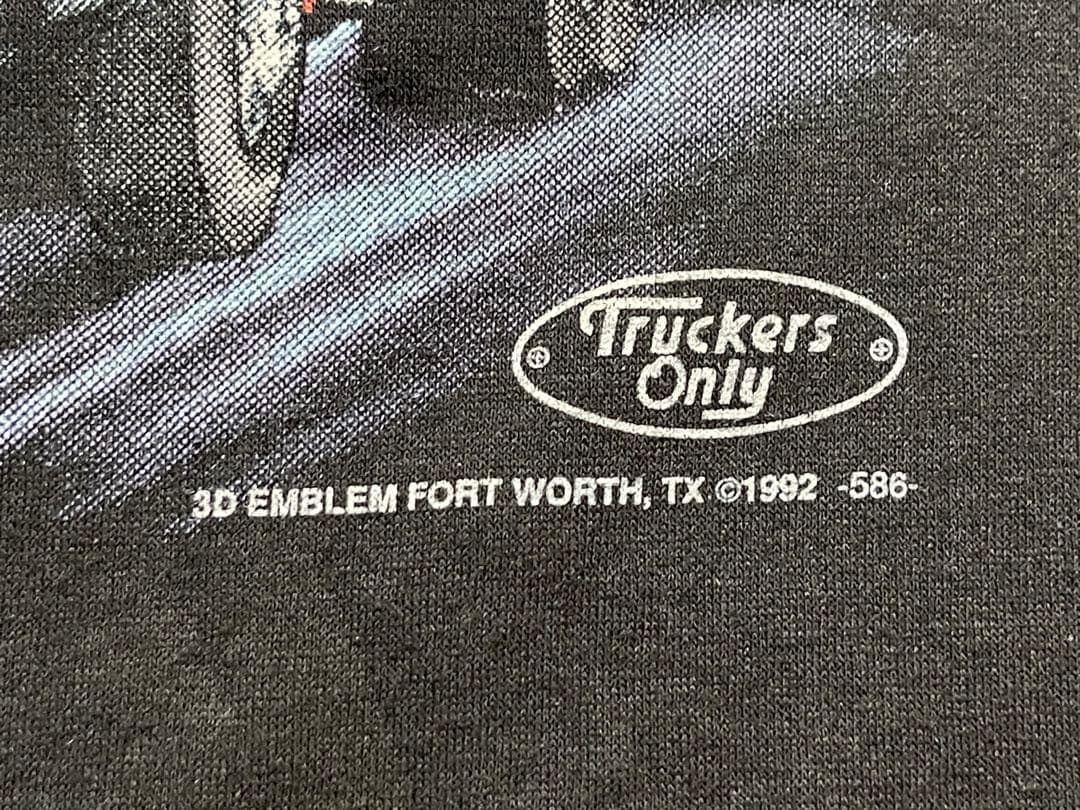 Truckers Only BORN TO BE FREE 90s Tシャツ