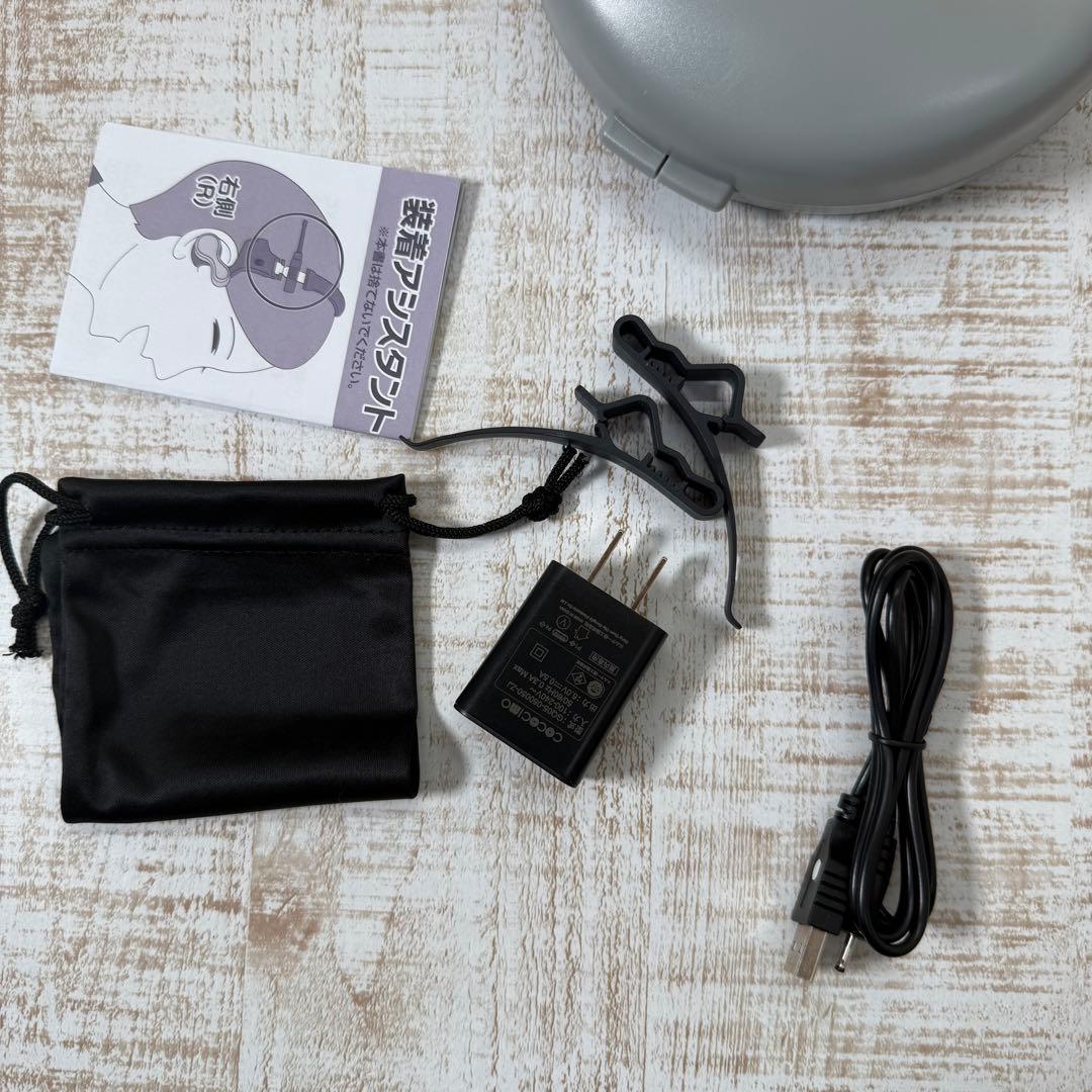 きこえるホン　ココチモ　耳に入れない集音器　美品ES-800KU　補聴器