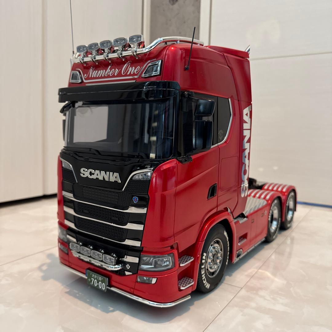 専用タミヤ ビッグトラック 1/14 スカニア トレーラー セット SCANIA