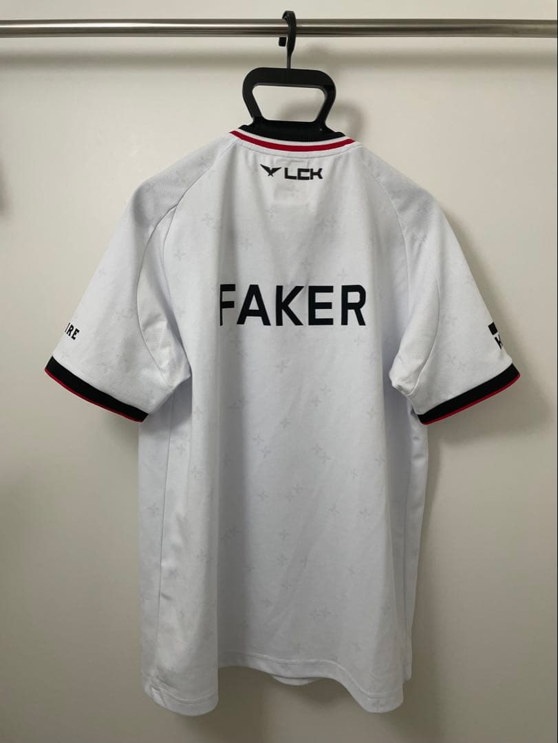 T1 2025 ユニフォーム ホワイトFAKER M