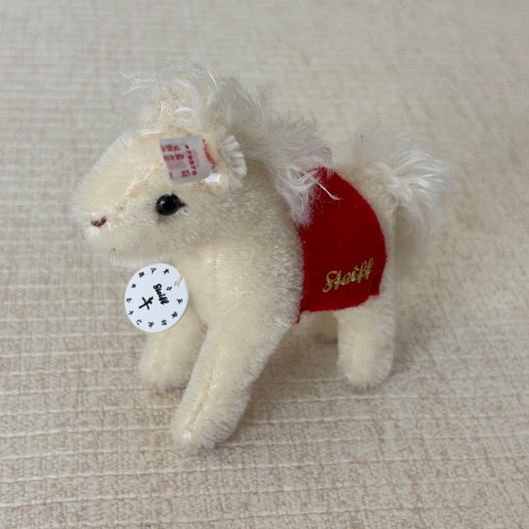【アジア限定】Steiff シュタイフ 干支 午 馬 うま ぬいぐるみ 置き物