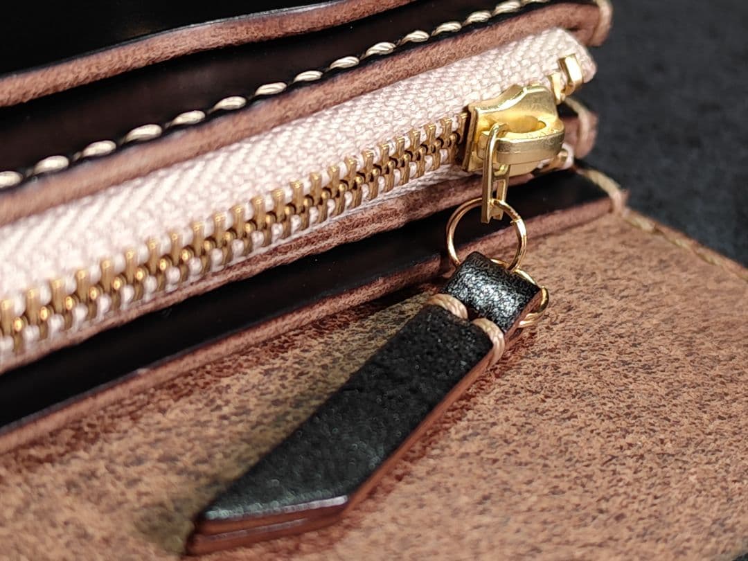 HORWEENクロムエクセル ショートトラッカーウォレット　ブラック　⑮