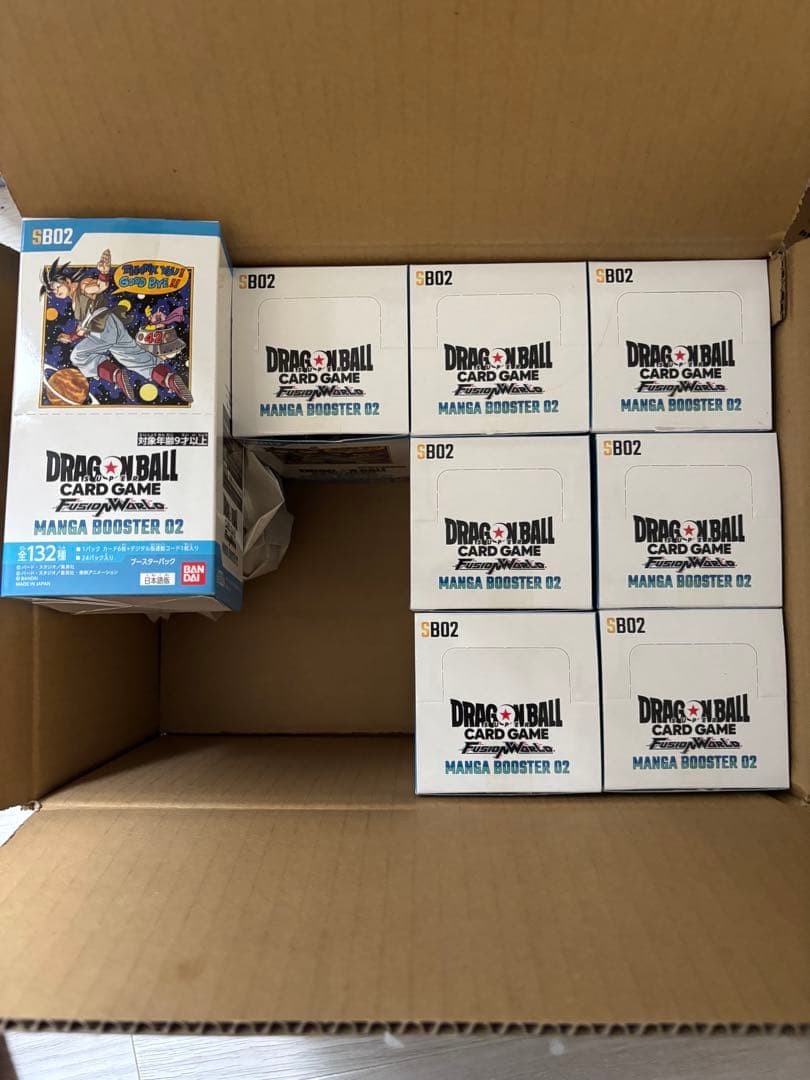 マンガブースターMANGA BOOSTER 02 テープカット新品未開封8box