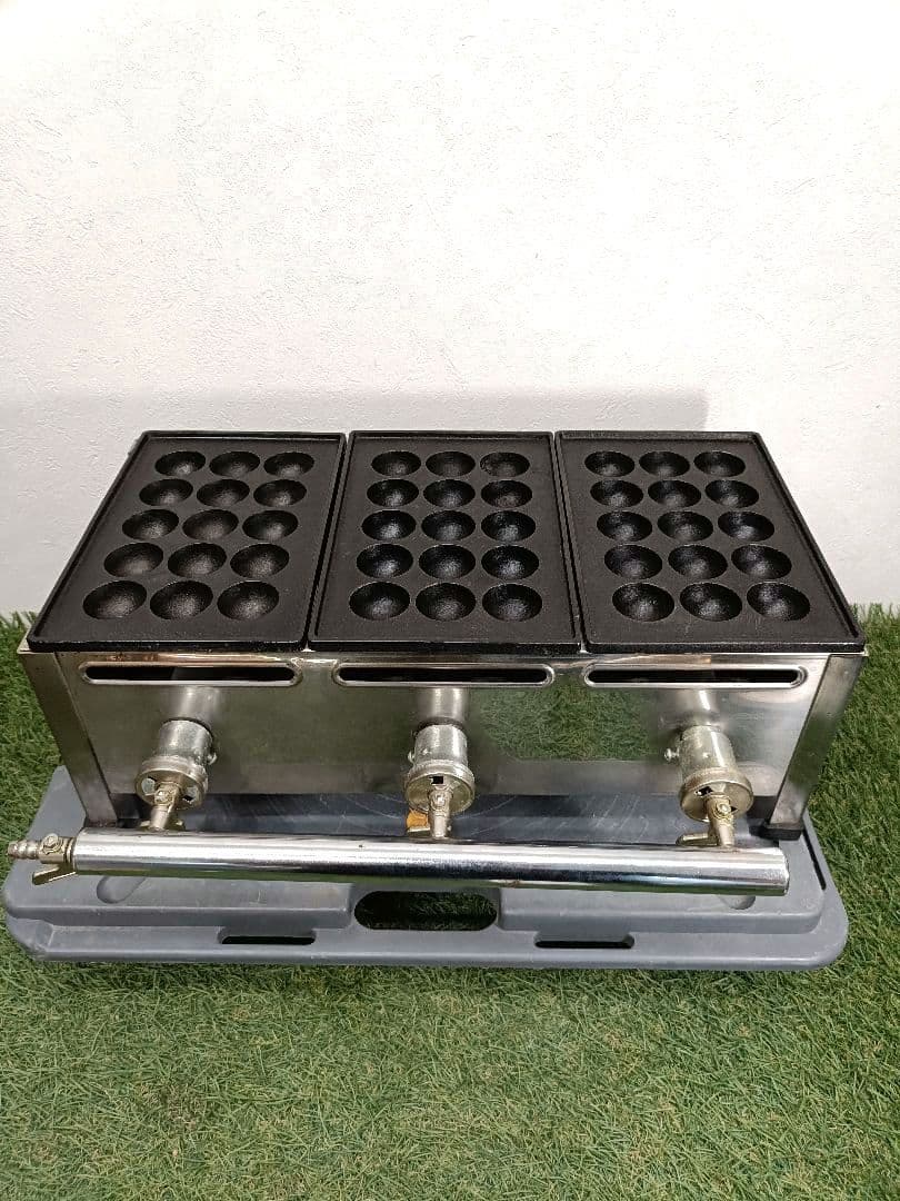 業務用 大たこ焼き 38mmφ 45穴 都市ガス 領収書 4845