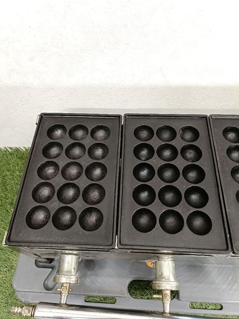 業務用 大たこ焼き 38mmφ 45穴 都市ガス 領収書 4845