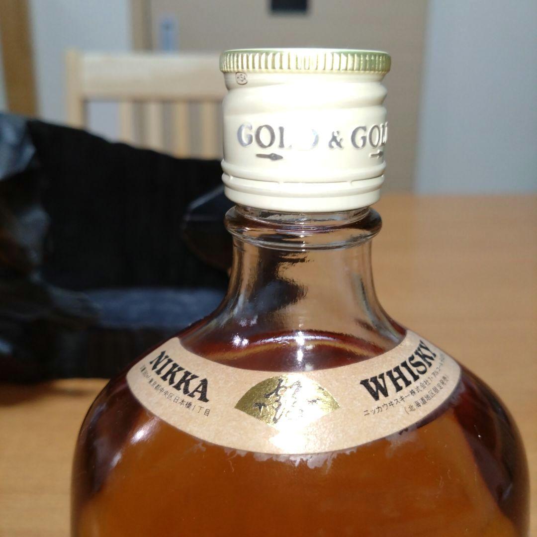 【昭和レトロ】◆ニッカウヰスキー◆G＆G 北海道限定ボトル◆木彫り熊◆380ml