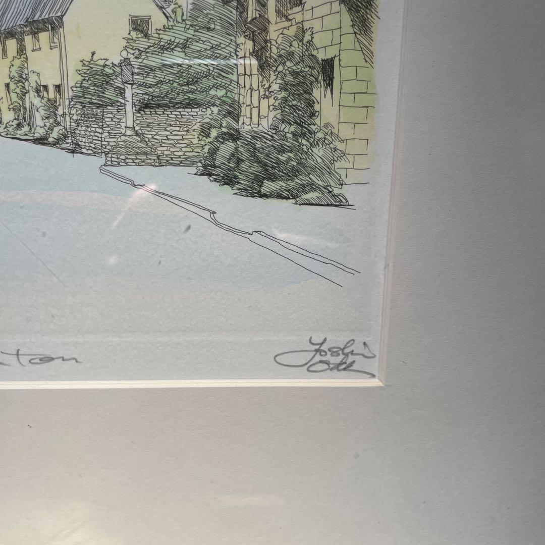 織田義郎Stanton エッチング スタントン　額付き