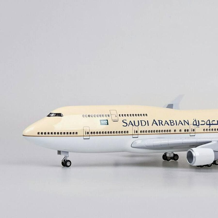 模型飛行機 サウジアラビア航空 LED 光る インテリア置物 コレクション