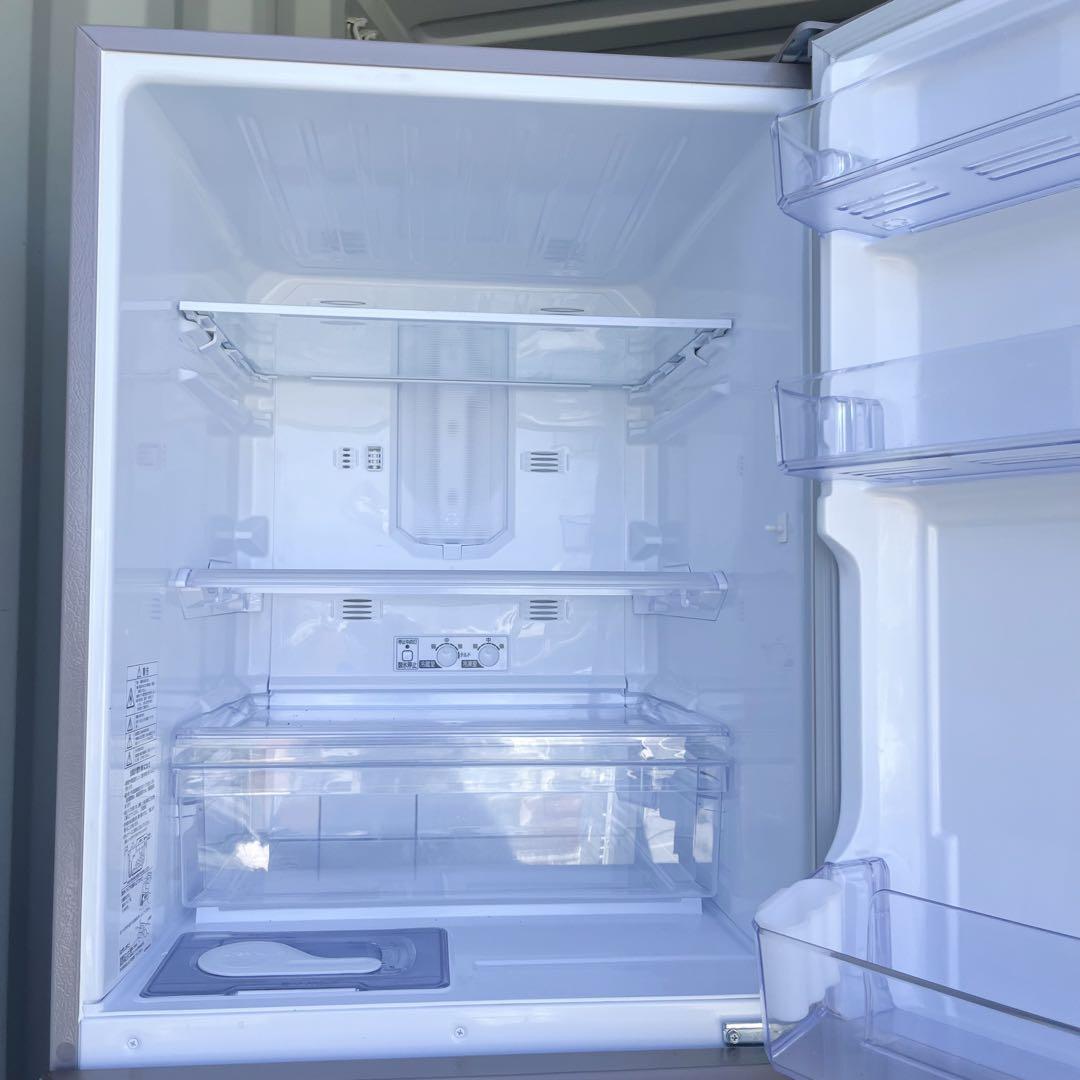 取付無料！三菱自動製氷機付きピンクゴールドおしゃれインテリア3ドア冷蔵庫！