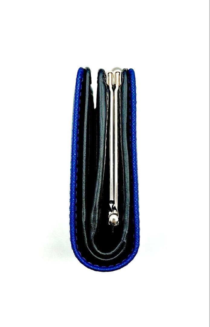 【最新✦新品】Vivienne Westwood 三つ折り財布 青 ブルー 人気