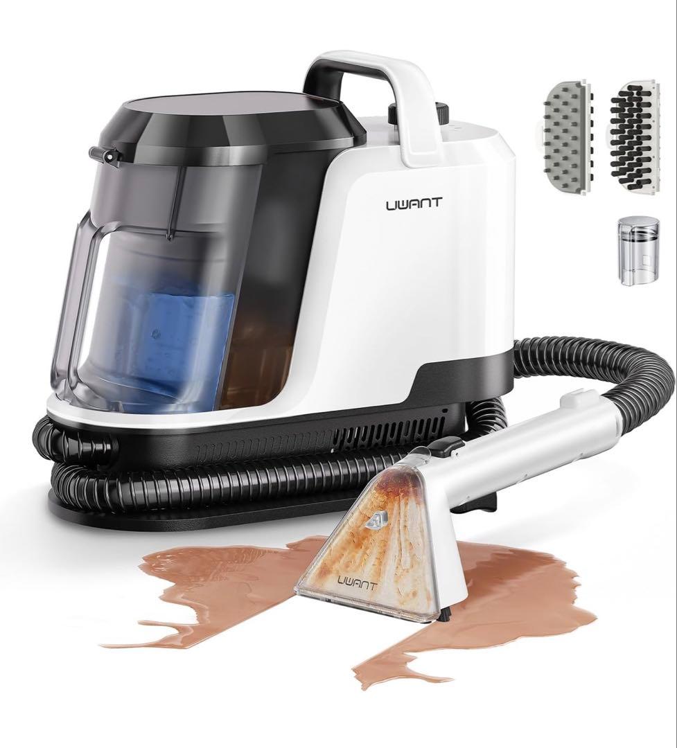 カーペットクリーナー18000Pa超強吸引力 軽量 家庭用大容量水タンク乾湿両用