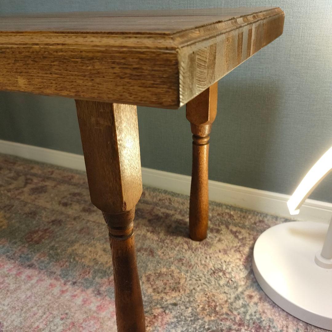 【cornell】天然木ヴィンテージ ローテーブル クラシカル脚