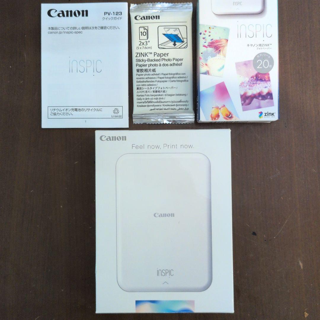 Canon iNSPiC PV-123-SB ミニフォトプリンター