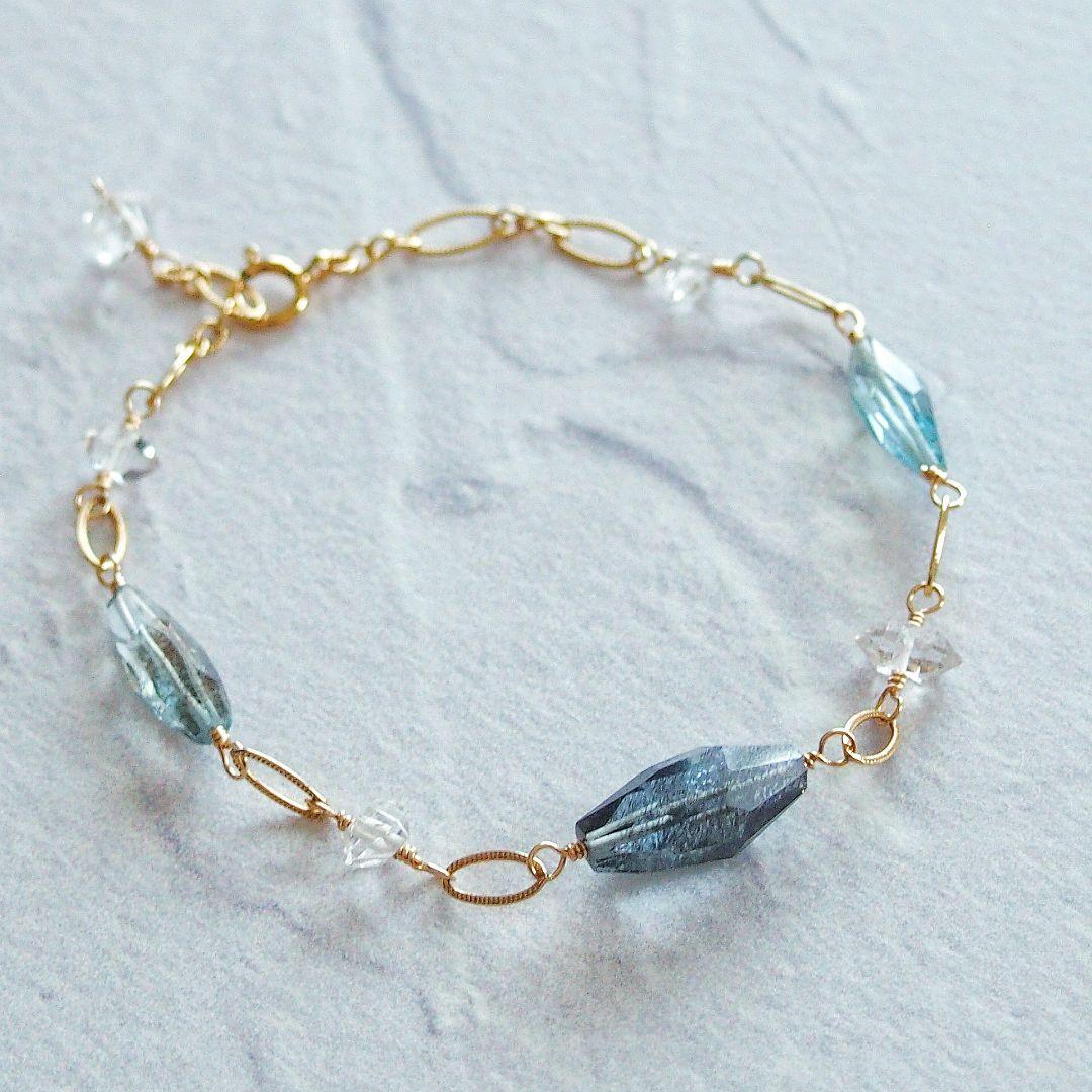 Kaya　アメトリン　ハニカムカービング　チャーム　14kgf　他3点