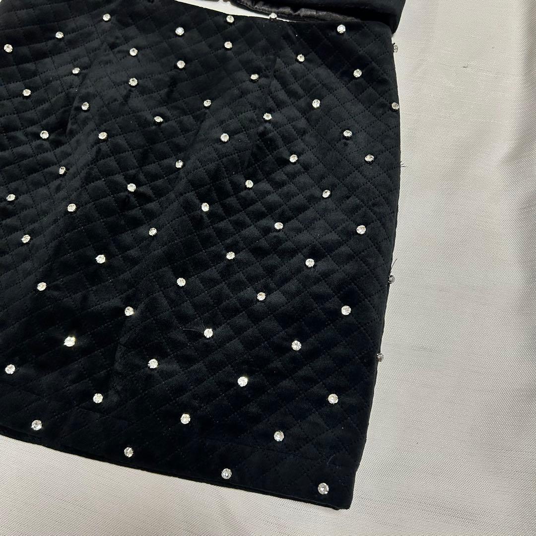 ⛄️ROBE de FLEURS ビジュー付きドレス　glossy sugar